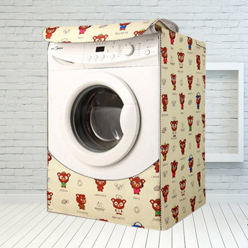 Módny ochranný kryt na práčku, kúpeľňový vodotesný opaľovací krém, práčka so sušičkou a kryt, plne automatický