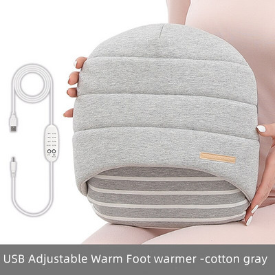 USB ohrievač nôh elektrická vyhrievacia podložka s nastaviteľnou teplotou, časovanie, úspora energie, vyhrievaná papuča, masážna horúca kompresia, teplé topánky