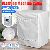 Kryt na práčku, vodotesný Oxfordský kryt na sušičku bielizne s predným plnením, opaľovací krém, strieborný povlak, valček, prachotesný kryt, veľkosť S/M/L/XL
