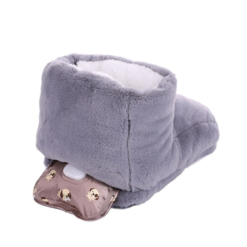Super mäkké zimné teplé snehové topánky, nabíjateľné cez USB, umývateľné, pohodlné plyšové elektrické vyhrievané topánky, ohrievač nôh, darček pre ženy a mužov