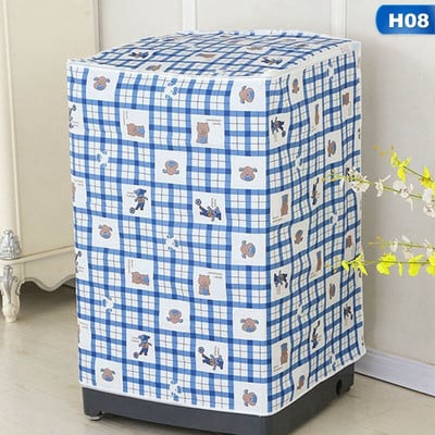 Vodotesný kryt na práčku a sušičku, domáci automatický valčekový bielizeň so zipsom, prachotesný kryt, ochranný kryt proti slnečnému žiareniu