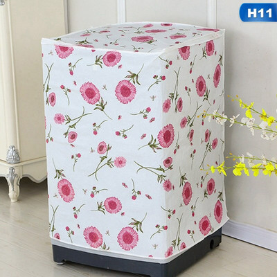 Vodotesný kryt na práčku a sušičku, domáci automatický valčekový bielizeň so zipsom, prachotesný kryt, ochranný kryt proti slnečnému žiareniu