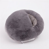 Nadýchaný mäkký jednofarebný ohrievač nôh, zimná teplá vyhrievacia podložka do kancelárie, USB elektrický ohrievač vankúšov, vianočný darček