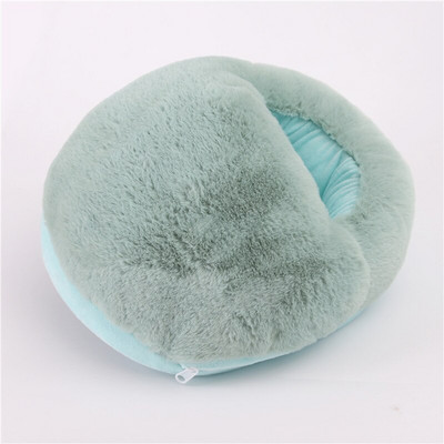 Nadýchaný mäkký jednofarebný ohrievač nôh, zimná teplá vyhrievacia podložka do kancelárie, USB elektrický ohrievač vankúšov, vianočný darček