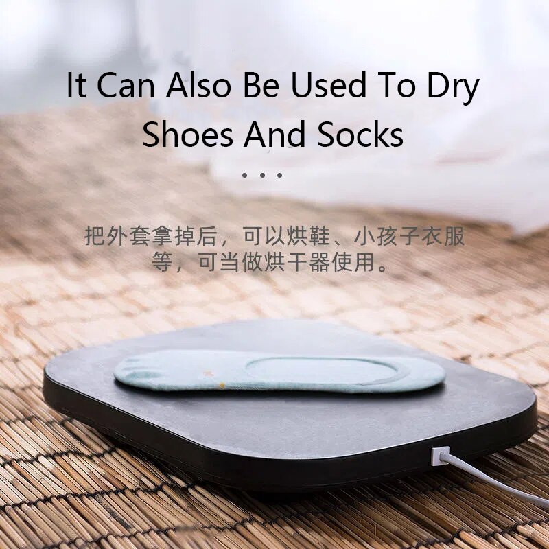 Elektrické ohrievače nôh do spálne, zimné vyhrievacie podložky na udržanie tepla a hrubých teplých topánok doma