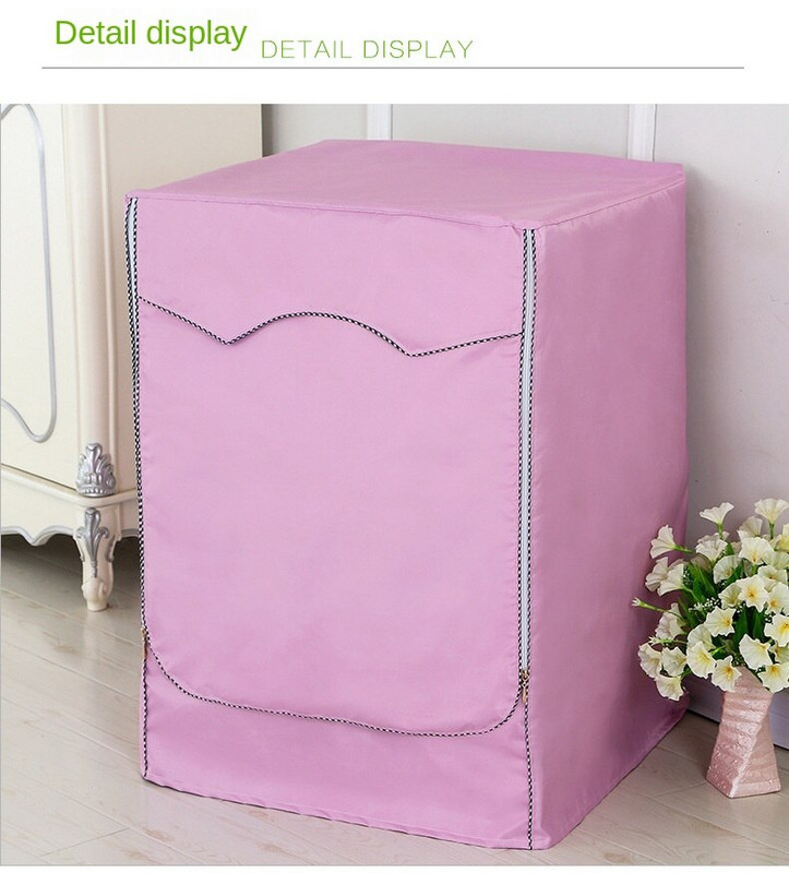 Mosógép huzat Poliészter szál Vízálló elöltöltős ruhaszárító huzat fényvédő ruhanemű ezüst bevonat porálló huzat