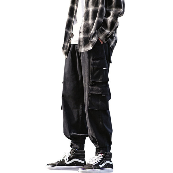 Model nou de pantaloni sport barbati cu buzunare