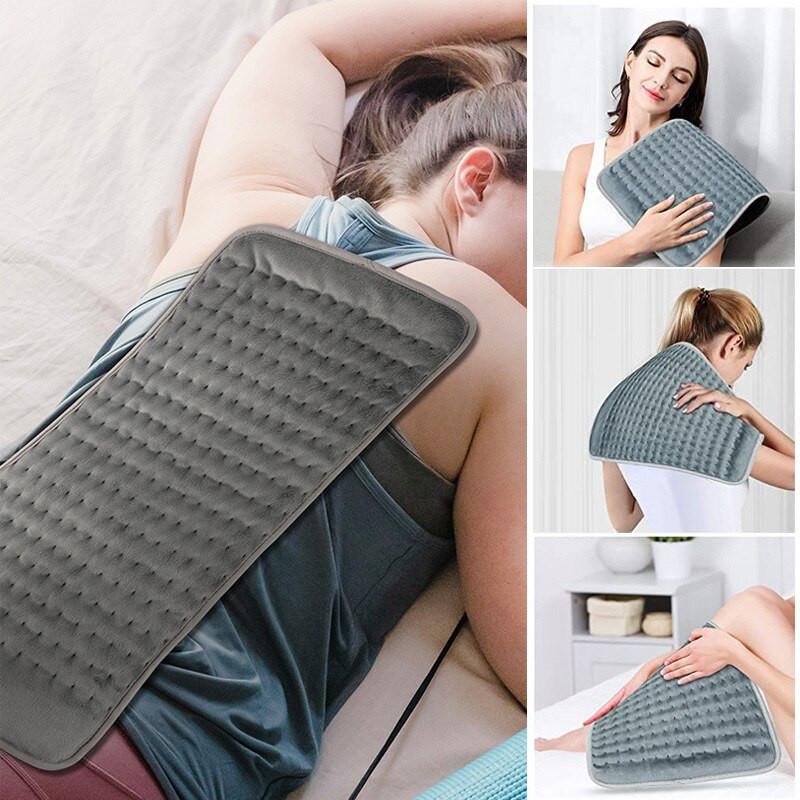 Gépben mosható elektromos takaró termosztát puha plüss kemping otthoni irodai fűtés Hordozható utazási kanapéhoz télen meleg