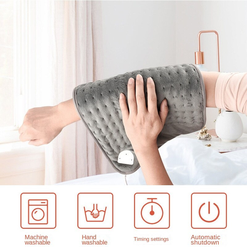 Gépben mosható elektromos takaró termosztát puha plüss kemping otthoni irodai fűtés Hordozható utazási kanapéhoz télen meleg