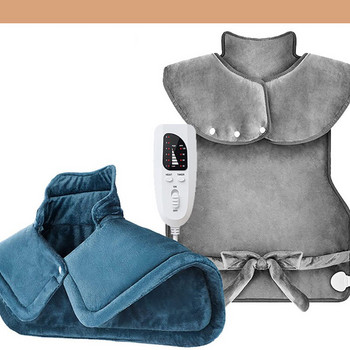Ново модно електрическо миещо се облекчаване на болките в гърба Горещо отоплително одеяло Рамо Eu Отопляем шал 6 Облекчение за контрол на температурата