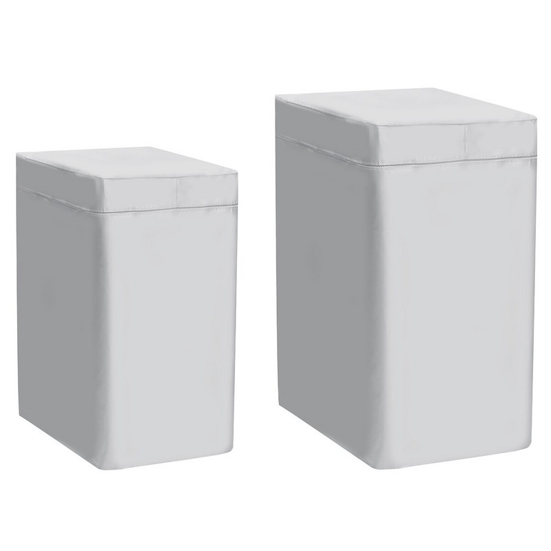 Pulsator Vodotesný kryt na práčku, zahusťovacia bielizeň, polyesterový opaľovací krém, strieborný povlak, vrchné vkladanie, anti-UV prachotesné puzdro