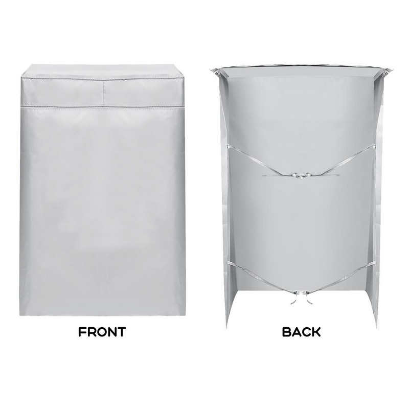 Pulsator Vodotesný kryt na práčku, zahusťovacia bielizeň, polyesterový opaľovací krém, strieborný povlak, vrchné vkladanie, anti-UV prachotesné puzdro