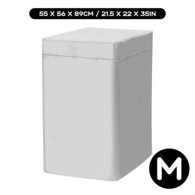 Mosógép Vízálló huzat Pulzátor Mosoda Vastag poliészter fényvédő ezüst bevonat felülről tölthető UV porálló tok