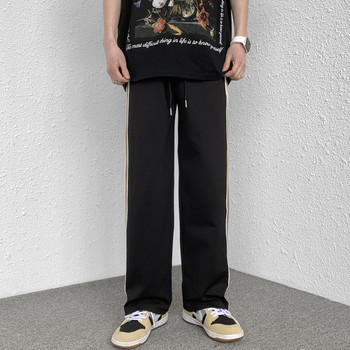 Νέο μοντέλο casual παντελόνι για άνδρες με στρίφωμα και κορδόνια