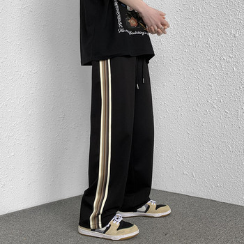 Νέο μοντέλο casual παντελόνι για άνδρες με στρίφωμα και κορδόνια