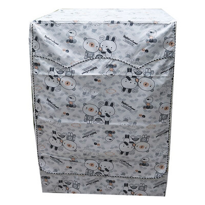 Vodotesný kryt na práčku Domáci polyesterový valček na bielizeň Strieborný povlak Prachotesný kryt