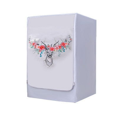 Vodotesný kryt na práčku Domáci polyesterový valček na bielizeň Strieborný povlak Prachotesný kryt