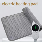 Zimná teplejšia elektrická deka, mäkká priedušná vykurovacia izolačná deka, umývateľná na úľavu od bolesti brucha, pása a chrbta, zástrčka US/EU