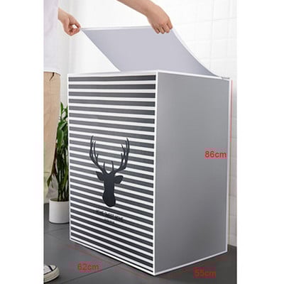 Kryt bubna práčky, prachový kryt, čistý, vodeodolný prachový kryt, roztomilý kreslený prachový kryt na sušičku, domáce potreby