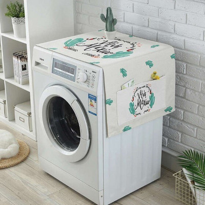 Nordic Poklopac za perilicu rublja Green Leaf Poklopac za perilicu rublja Zaštita za prašinu Pećnica Zaštita za mikrovalnu pećnicu Moderni kućni dekor