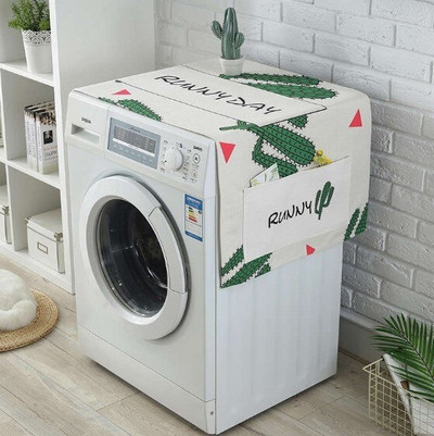 Nordic Poklopac za perilicu rublja Green Leaf Poklopac za perilicu rublja Zaštita za prašinu Pećnica Zaštita za mikrovalnu pećnicu Moderni kućni dekor