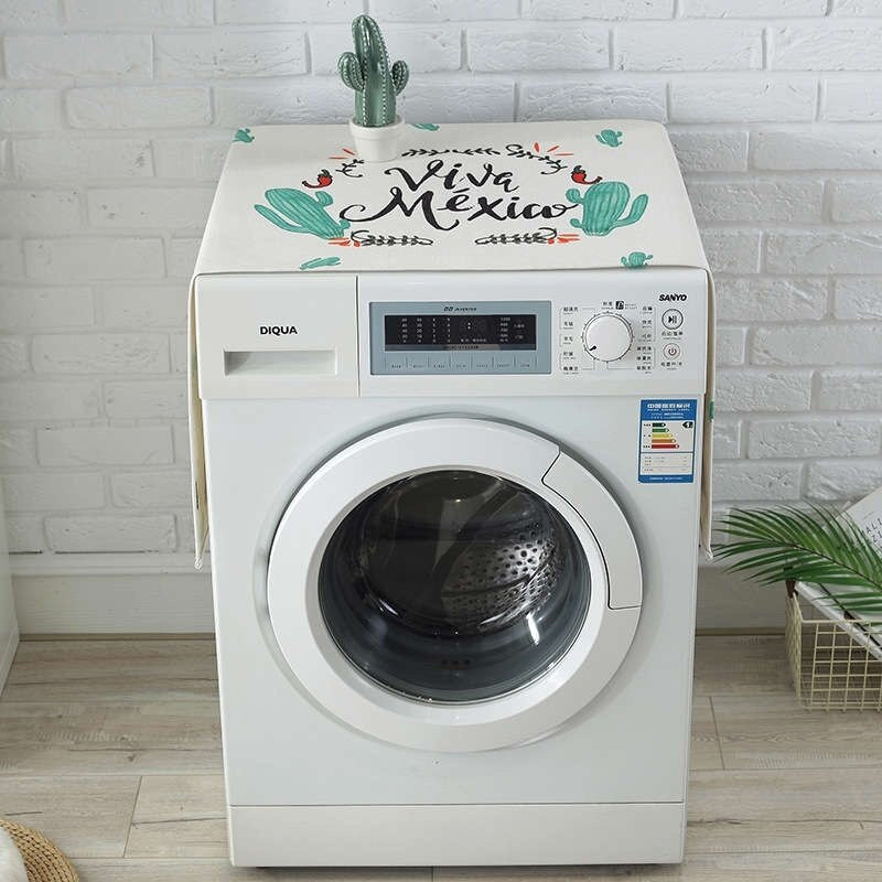 Nordic Poklopac za perilicu rublja Green Leaf Poklopac za perilicu rublja Zaštita za prašinu Pećnica Zaštita za mikrovalnu pećnicu Moderni kućni dekor