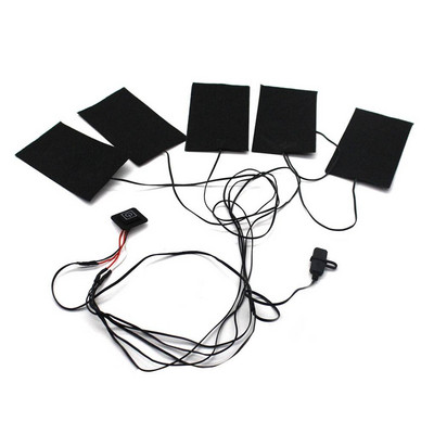 Vyhrievacia podložka 8 v 1, doplnky na oblečenie pre zimné práce, vyhrievaná doska, nabíjanie cez USB, ohrievač oblečenia, domáce potreby