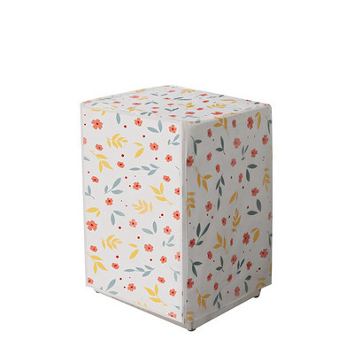 Mosógép porvédő görgős flip mosógép burkolat Virágos geometrikus mosógép porvédő