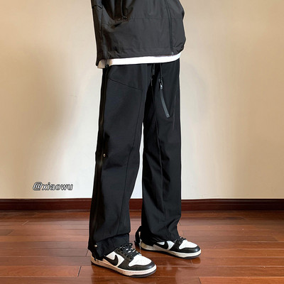 Pantaloni drepti pentru barbati model nou cu fermoar