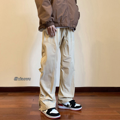 Pantaloni drepti pentru barbati model nou cu fermoar