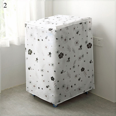 Capac durabil pentru mașină de spălat, economisește spațiu, organizator de desene animate, elan, fulg de zăpadă, imprimare, protecție împotriva prafului, capac de praf impermeabil pentru uz casnic