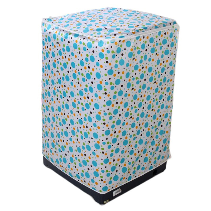 Užitočný prenosný kryt na práčku s kvetinovou potlačou motýľov, ochranný kryt na práčku, šetriaci priestor, organizér, úložné potreby