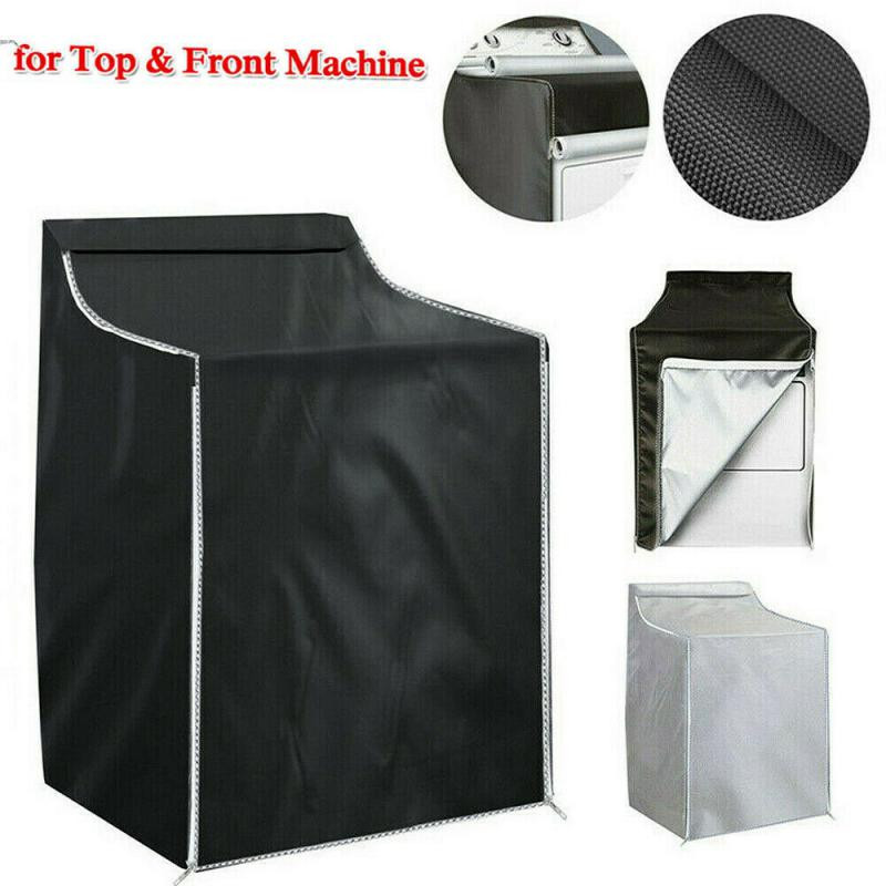 Vízálló mosógép fedél Automata görgős mosó fényvédő porálló burkolat védő szárító Oxford ruha elöl nyitva