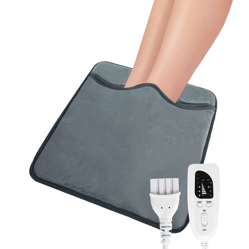 Veľký elektrický plyšový ohrievač nôh, nabíjanie cez USB, úsporný teplý kryt na nohy so 6 teplotnými úrovňami na spanie v spálni