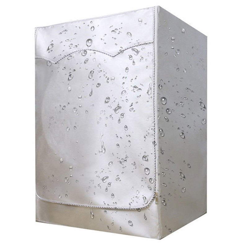 Skalbimo mašinos dangtis Apsaugos nuo saulės skalbimo mašinos dangtis, atsparus vandeniui 420D Oxford audinys tinka daugumai iš viršaus arba iš priekio pakraunamų skalbimo mašinų / džiovintuvų