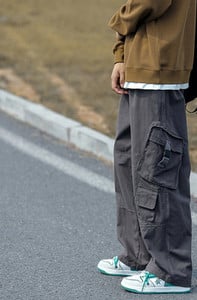 Pánske nohavice ležérneho strihu - s vreckami