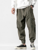 Pánske nohavice s vreckom a šnúrkami