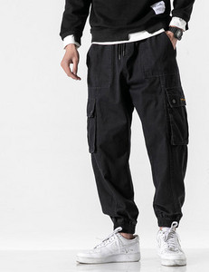 Pánske nohavice s vreckom a šnúrkami