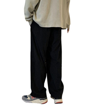 Мъжки рипсен панталон с връзки - прав модел