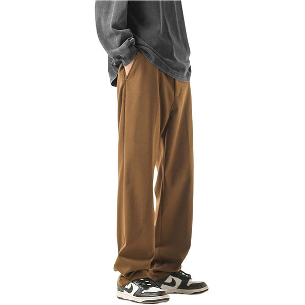 Nový model jednofarebných nohavíc s vreckom pre mužov