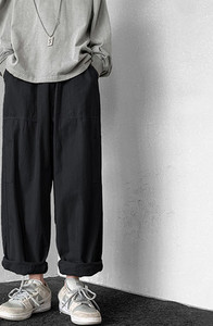 Pánske nohavice ležérneho strihu - s vreckami