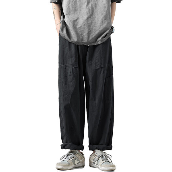 Pánske nohavice ležérneho strihu - s vreckami