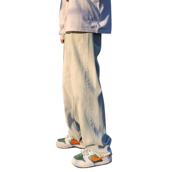 Blugi largi - model curat