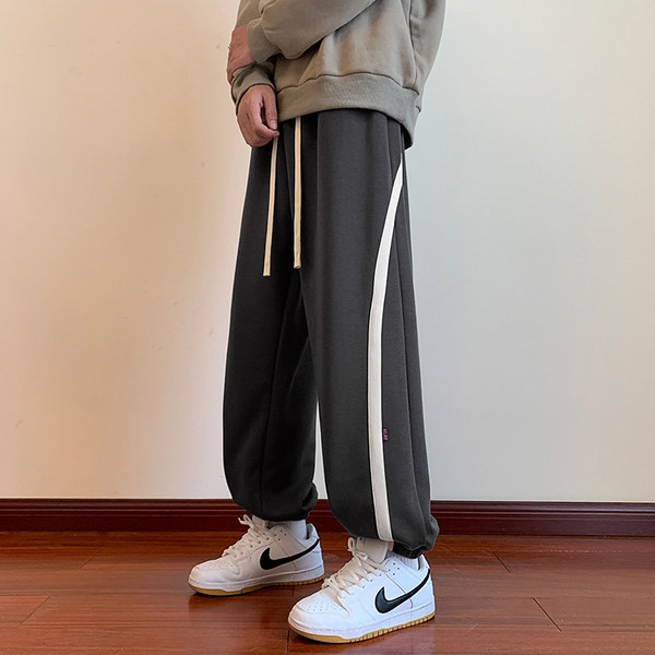 Pantaloni de trening pentru bărbați cu margini