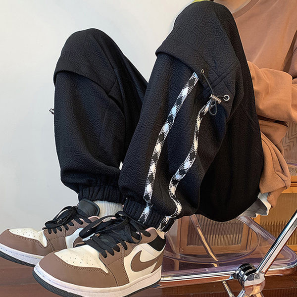 Pantaloni casual barbatesti - cu elastic