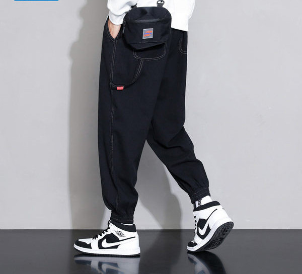 Ležerne muške hlače - s džepom