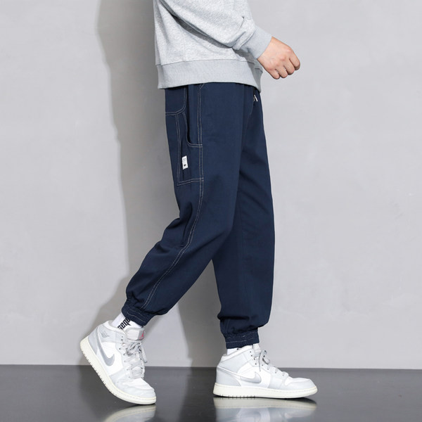 Ležerne muške hlače - s džepom