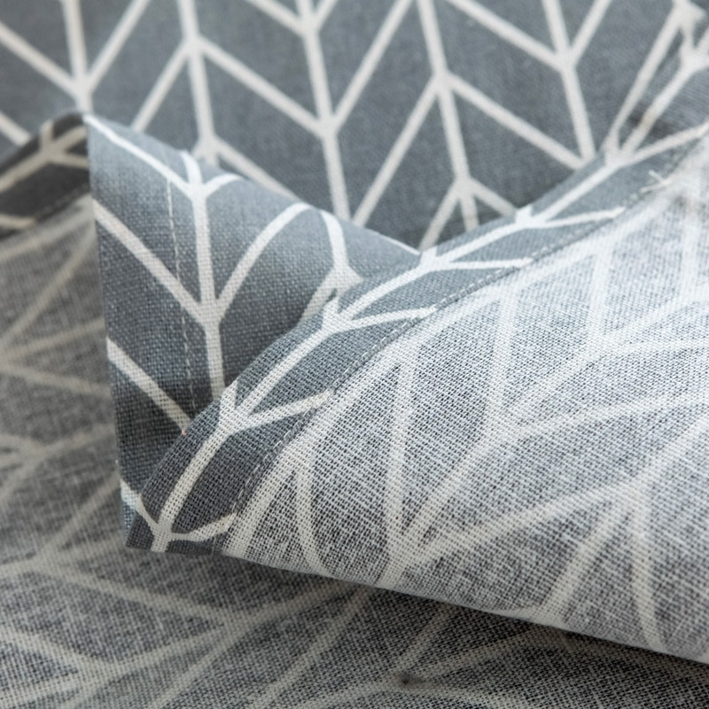 Geometrické kosoštvorcové kryty na prach, kryty na práčku, chladničku s vreckom, bavlnené ľanové kryty na mikrovlnnú rúru, domáce čistenie