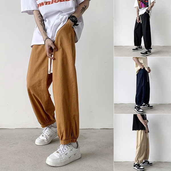 Model curat de pantaloni barbatesti cu elastic