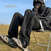 Ανδρικό παντελόνι casual με φερμουάρ